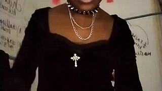 Goth Heels Tease Elegantly Natural Curves