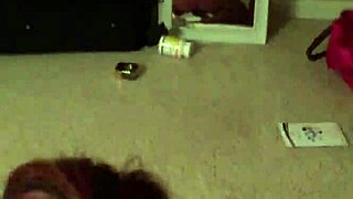 Amateur Asian Wife's Homemade Blowjob Swallows Thick Cum in Mouth with Panties