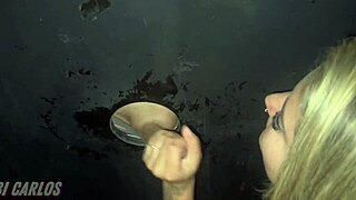 omg my friend and i hit the swingers gloryhole so horny we couldn't wait!