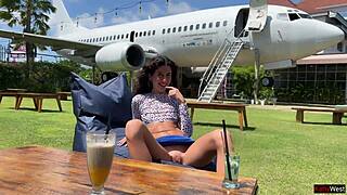 Watch my husband jerk off while I fuck a stranger right in our house