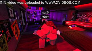 Adorable bunny bent over for deepthroat rough doggystyle toy sex play