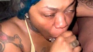 stripper teases stripping for facial but gets deep creampie surprise
