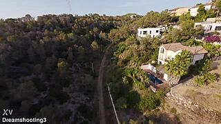 silvia soprano takes two cocks bts at beach house doggystyle creampie