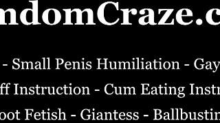 hey, i'm gonna scissor your skinny neck till you're gasping for air