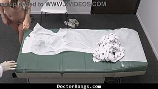 Doctor checks shy patient's wet pussy then bangs her doggystyle in hospital 🏥🍆💦👅