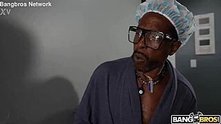 ameena green takes two huge black cocks deep interracial