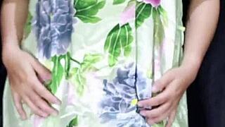 perfect indonesian body in latest homemade lingerie tease steals the show