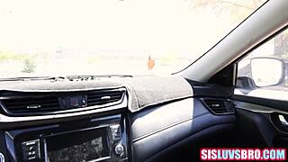 hey check out pounding this jailbird teen doggystyle in car