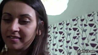 Glamorous Czech babe seduced in mall for POV pounding