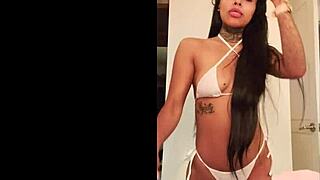 skinny colombian latina slut endures first time anal in intense casting session