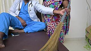 Indian Doctor Receives Steamy Maid Handjob in Hospital Tease