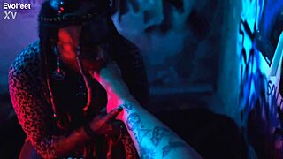 Latina Goddess Forces Feet Worship and Deepthroat Choking
