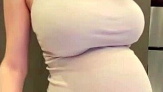stepmom flaunts her bouncy ass and milky tits begging for licks