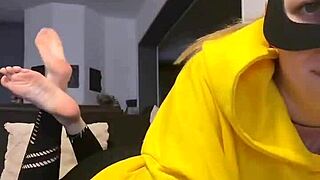 barefoot dirty socks feet fetish with smelly nike socks girl