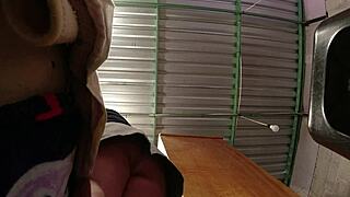 Homemade Latina upskirt spied changing skirt panties watcher eyes juicy ass closely