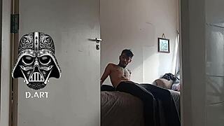 Gym Blonde's Clothes Sniffed by Hidden Cam Voyeur