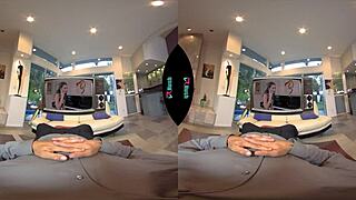 stuffing petite babysitter riley reid's tight pierced pussy hard