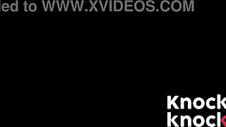 Keila bassi rides huge cock wildly after catching grandpa alone.