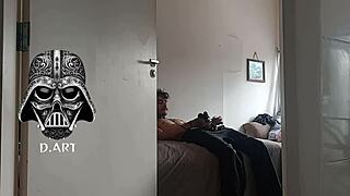 Gym Blonde's Clothes Sniffed by Hidden Cam Voyeur