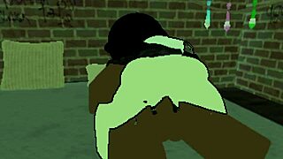 She cheats with friend's monster BBC creampie while boyfriend works on her tight pussy