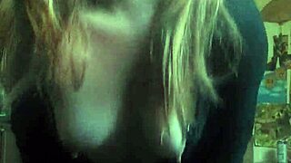 cutie teases her ass and small tits first
