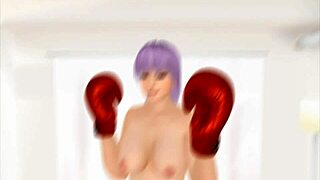 ayame dominates with fierce femdom boxing moves in intense pov session