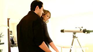 riley reid lets lucky guy explode cum all over her petite titties