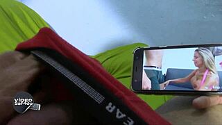 Married woman offers tight pussy to husband's friend bareback