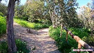 Cute Petite Brunette Girlfriend Bent Over Doggystyle by Monster Cock on Athens Vacation Vlog