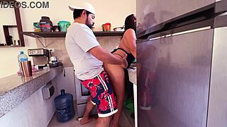 mmm, watch this curvy latina get her fat ass licked and fucked pov homemade