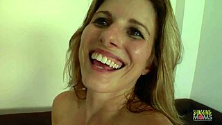 Riding Cock Like A Pro Gets Blonde Milf Dripping Wet