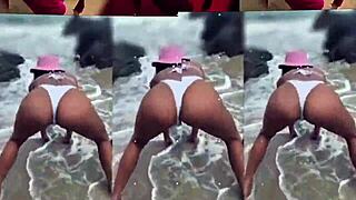 Swingers bar 3some creampie gloryhole with crossdressing cuckold