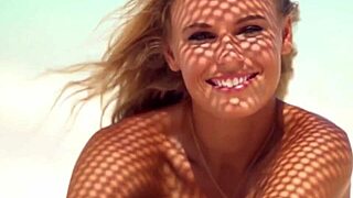 Chatting about Caroline Wozniacki's stunning model beauty and grace