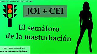 Spanish JOI Game Semáforo Edges Masturbation Slave Contest