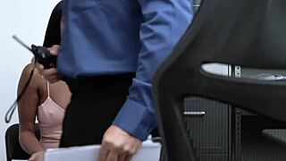 shoplifter ashley aleigh pussy pounded spreadeagle hard