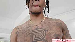 hot indica monroe loves zaddy2xs grip in doggystyle throat hand