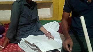 Teacher pounds chained college girl's huge tits and belly!