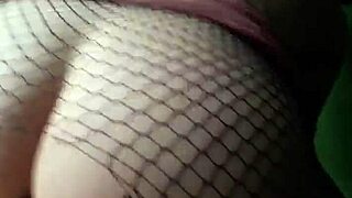 Mexican Amateur Rides Net Stockings Shaking Ass to Hardcore Rhythm