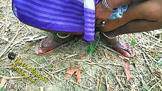passionate indian couple bangs deep in jungle wilds