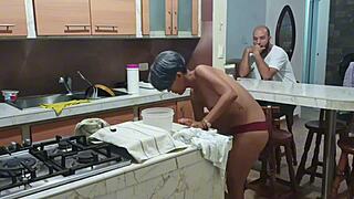 I couldn't resist fucking my hot tattooed Latina neighbor