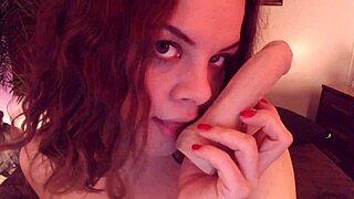 sweet cherry webcam dildo blowjob toy play