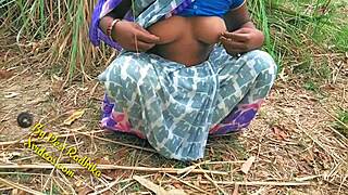 passionate indian couple bangs deep in jungle wilds