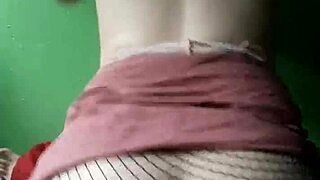Mexican Amateur Rides Net Stockings Shaking Ass to Hardcore Rhythm