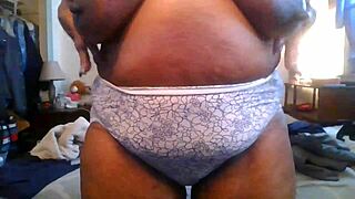 Mature Granny Selects and Slips into Her Daily Dress Outfit