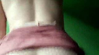 Mexican Amateur Rides Net Stockings Shaking Ass to Hardcore Rhythm