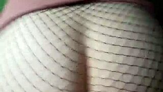 Mexican Amateur Rides Net Stockings Shaking Ass to Hardcore Rhythm
