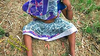 passionate indian couple bangs deep in jungle wilds