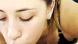 Messy Deepthroat Blowjob Ball Licking Rimming