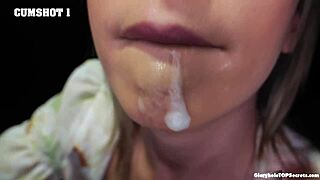Gypsy Slut Swallows Huge Mouthful of Sticky Cum
