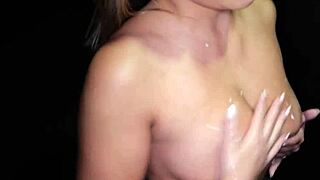 Gypsy Slut Swallows Huge Mouthful of Sticky Cum